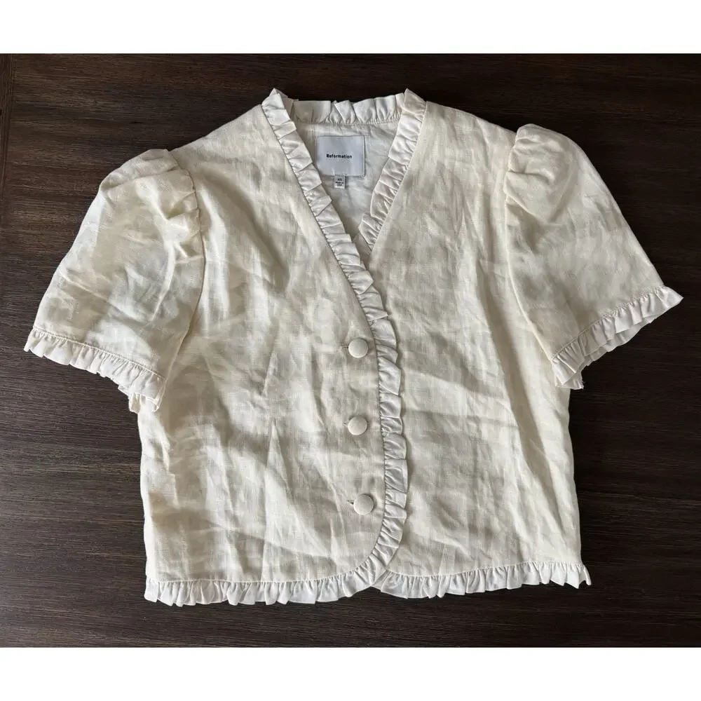 Reformation bess linen